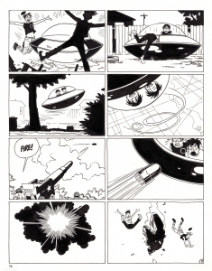 Easter Hunt  pg. 3 - Love and Rockets #42 Comic Art