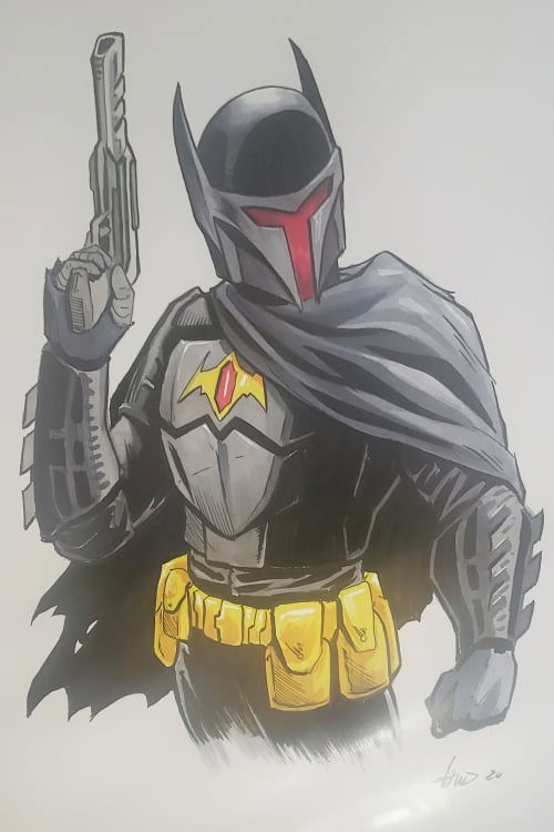 Batman Mandalorian By Gus Mauk, In Joel Kepler's For Mandalore! Comic ...