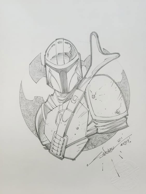 Mando by Steven Sanchez, in Joel Kepler's For Mandalore! Comic Art ...