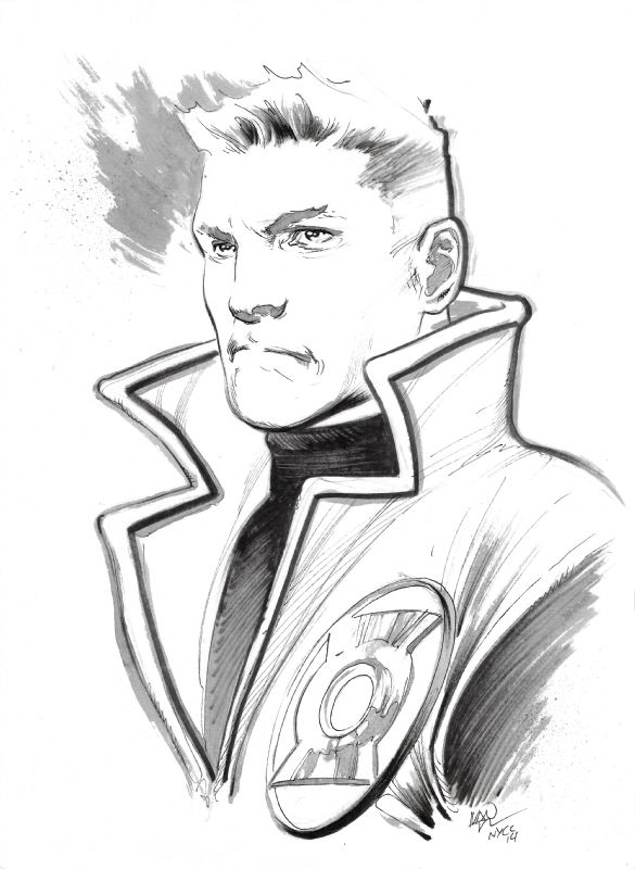 Guy Gardner Green Lantern, in Bryan Marin's Green Lantern Comic Art ...