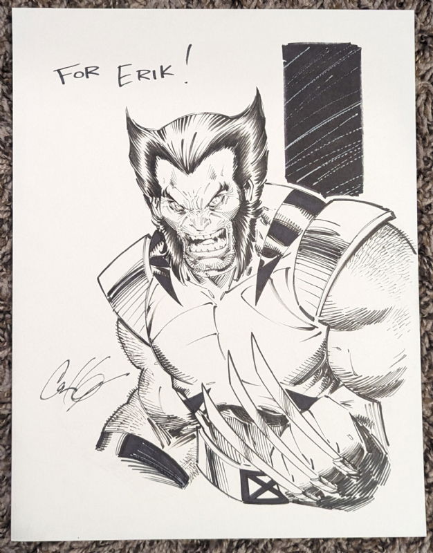 Cory Hamscher Wolverine Sketch Original Art, in E B's Sketches Comic ...