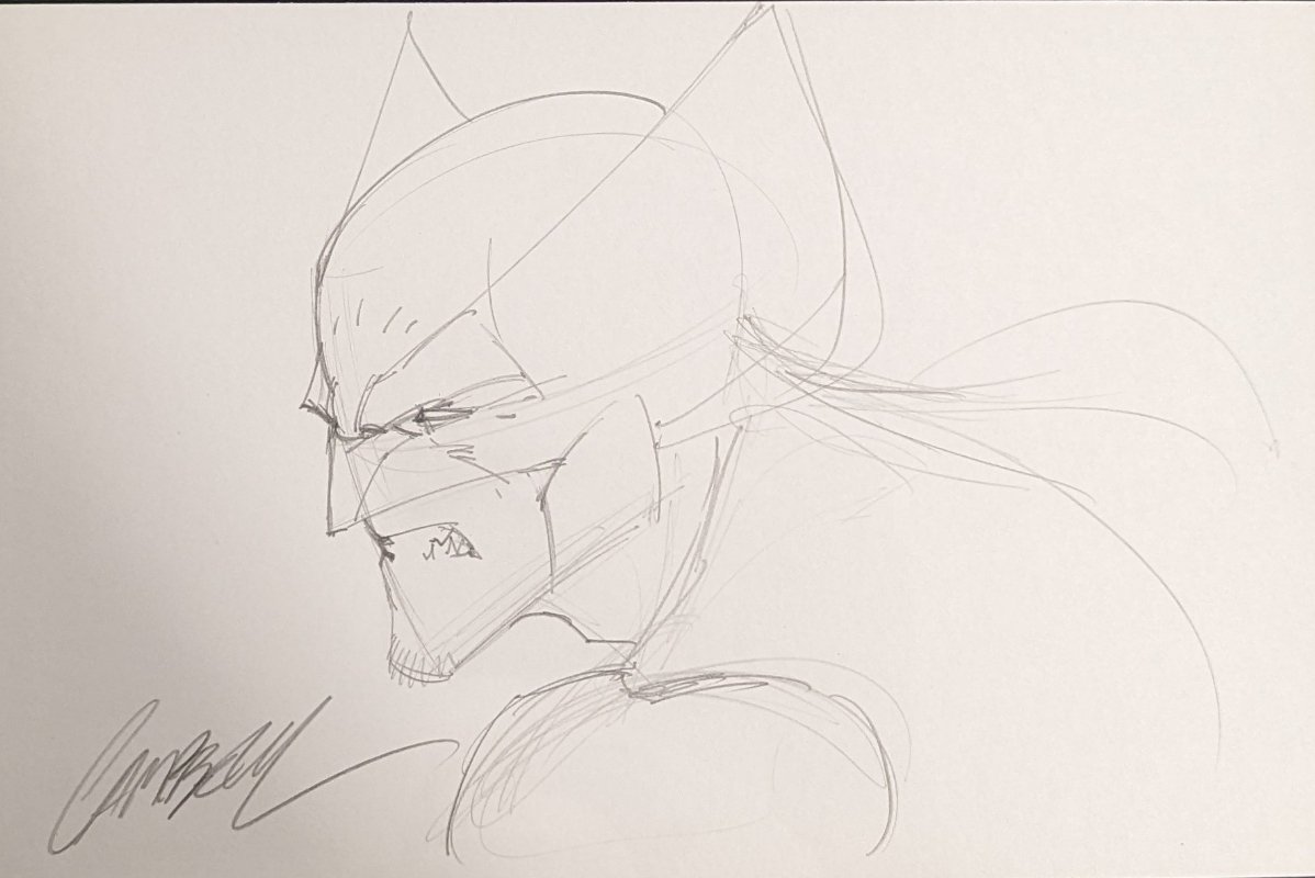 J. Scott Campbell Wolverine Sketch Original Art, in Erik B's Sketches ...