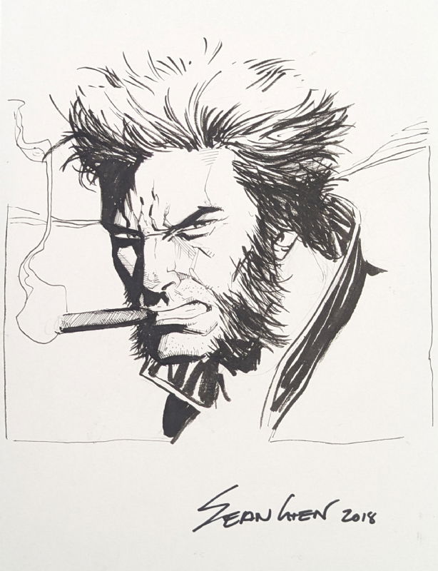 Sean Chen Wolverine Sketch Original Art, in E B's Sketches Comic Art ...