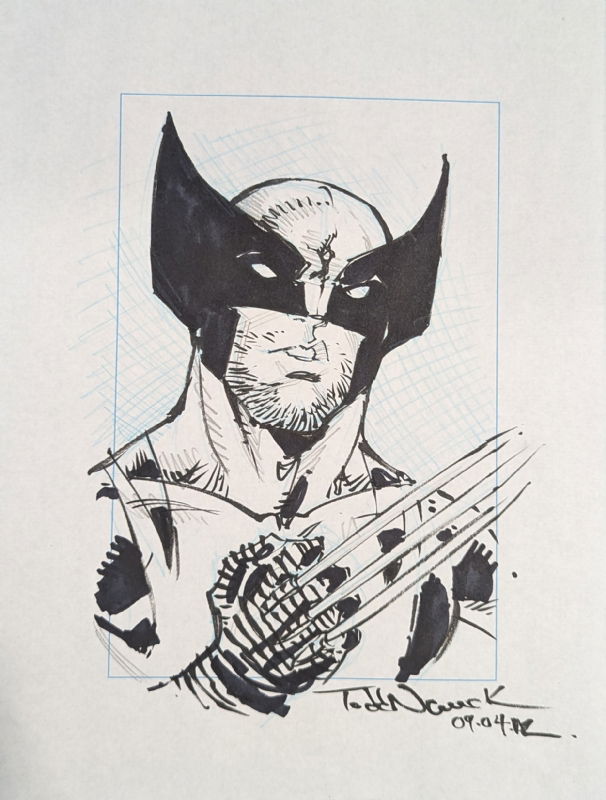 Todd Nauck Wolverine Sketch Original Art, in E B's Sketches Comic Art ...