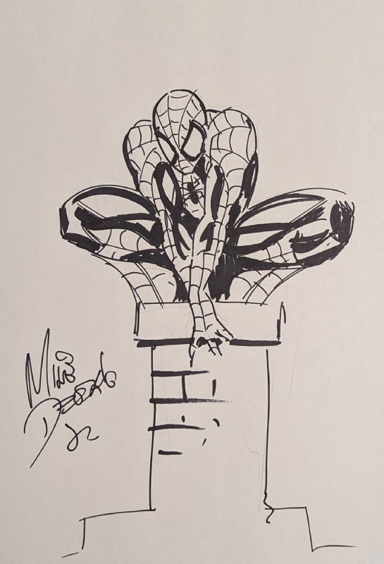 Mike Deodato Jr Spider-Man Sketch Original Art, in E B's Sketches Comic ...