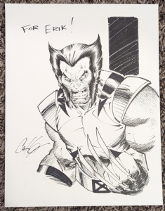 Cory Hamscher Wolverine Sketch Original Art Comic Art