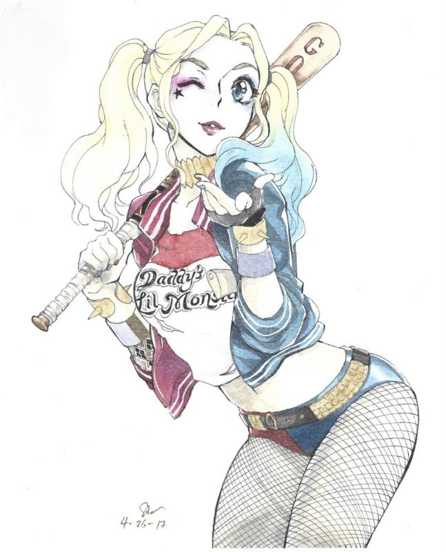 Harley Quinn, in Ivan lee's Random Art Purchase Comic Art Gallery Room