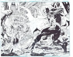 Justice League #2 by Jim Lee and Scott Williams Comic Art