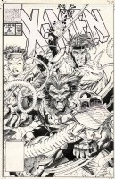 Xmen 4 cover by Jim Lee and Scott Wiliams Comic Art