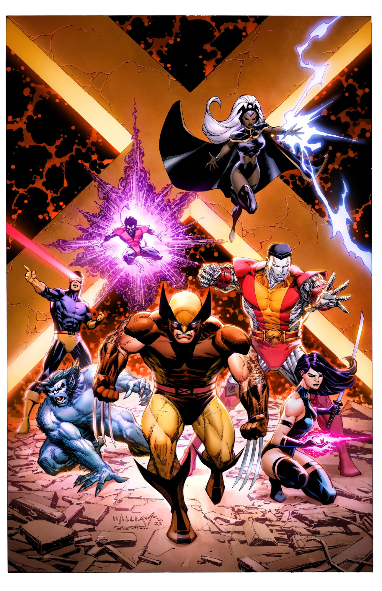 Xmen 22 cover SDCC exclusive by Scott Williams, in Scott Williams's ...