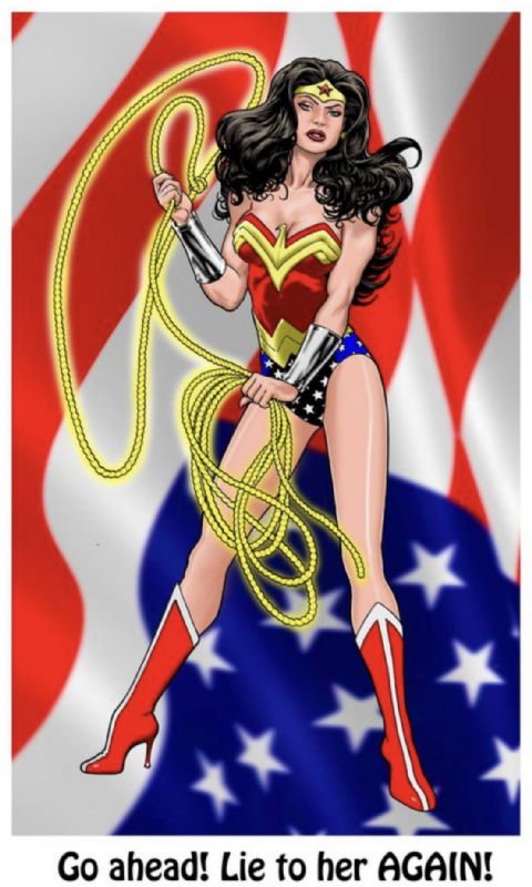 Kevin Maguire Wonder Woman Published Poster In Owen Millers Kevin Maguire Comic Art Gallery Room 4445