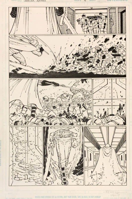 Suicide Squad issue 11, pg. 3. Pencils by John Romita jr. and inks by ...