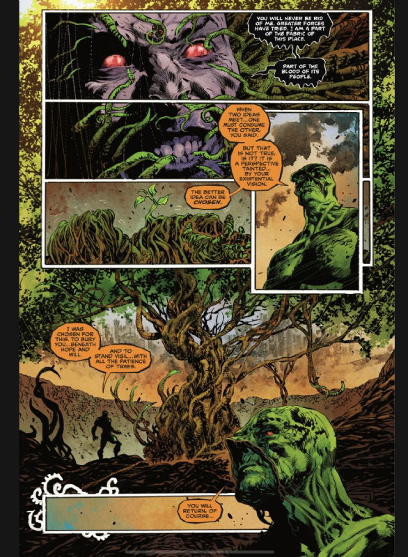 The swamp thing issue 16,page 15, in Jesus Cabrera's Mike Perkins Comic ...