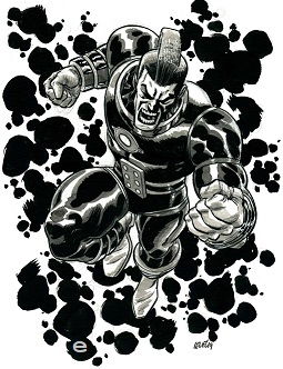 Brian Level - OMAC, in e .'s O.M.A.C. Comic Art Gallery Room