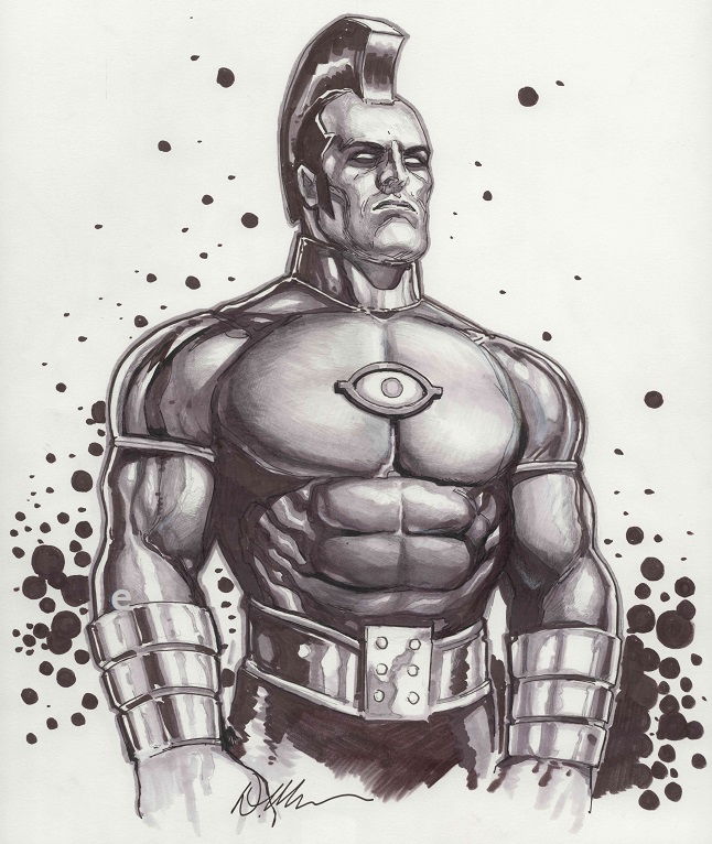 Doug Mahnke - OMAC, in e .'s O.M.A.C. Comic Art Gallery Room