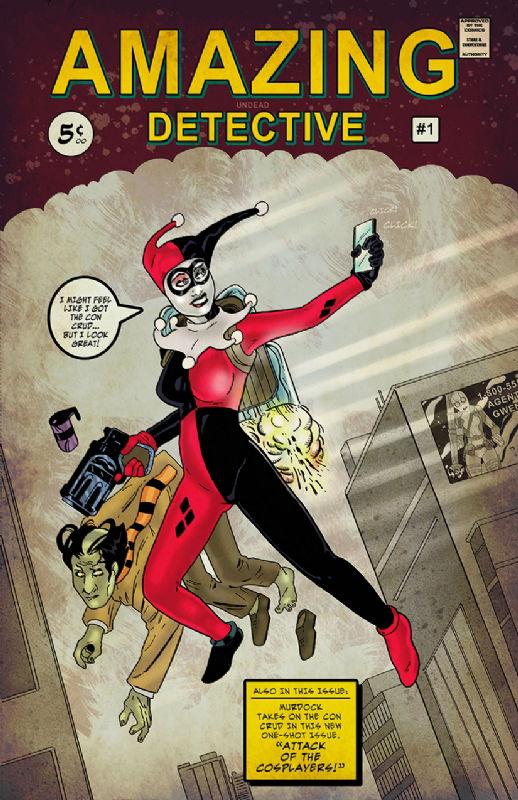 Harley Quinn Amazing Fantasy Spiderman Homage, in Caesar Crawford's Comic  Art!!! Comic Art Gallery Room