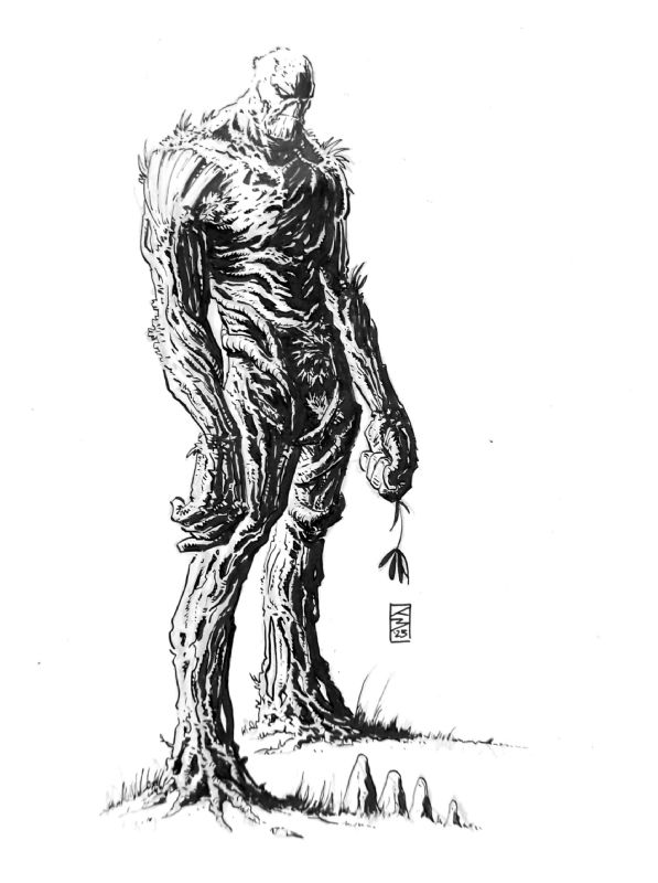 Swamp Thing by Keith Browning, in Christopher Bohler's Sketches ...