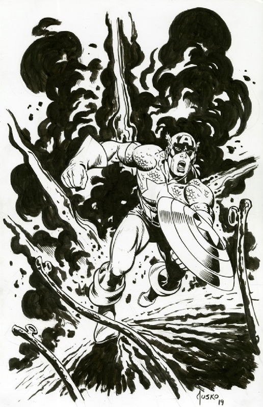 Captain America Illustration, in Superman's Mullet's Marvel Unpublished ...