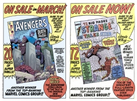 Ad for Avengers 4.1 after Artie Simek, Comic Art
