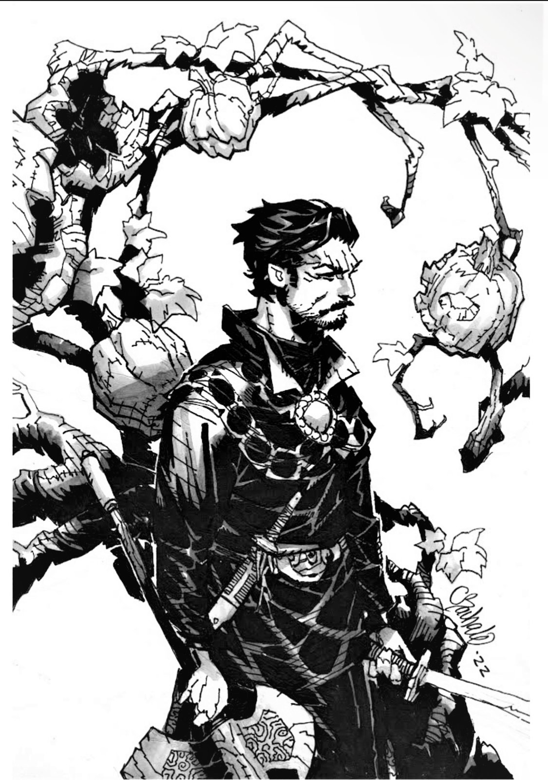 Doctor Strange #8 pg 10 by Chris Bachalo (ft Scarlet Witch), in K Gearon's  Published Art MARVEL - 2010 to 2019 Comic Art Gallery Room