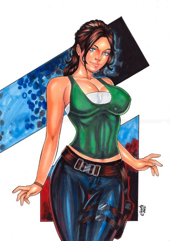 3a Claire Redfield In Dax Stryker Torress Gallery Resident Evil Comic Art Gallery Room 8976