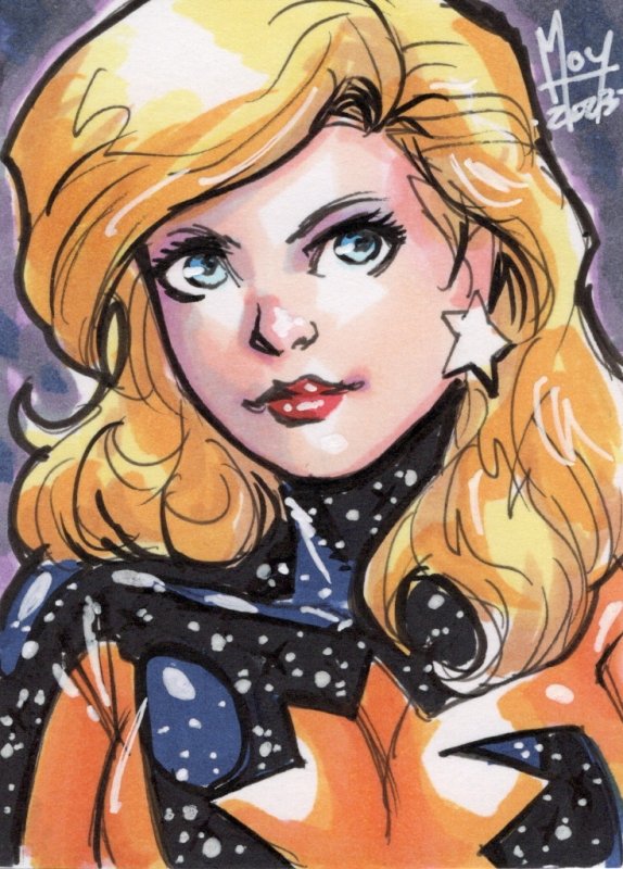 Andromeda Sketch Card by Jeff Moy, in Margaret Leigh's Legion Sketch ...