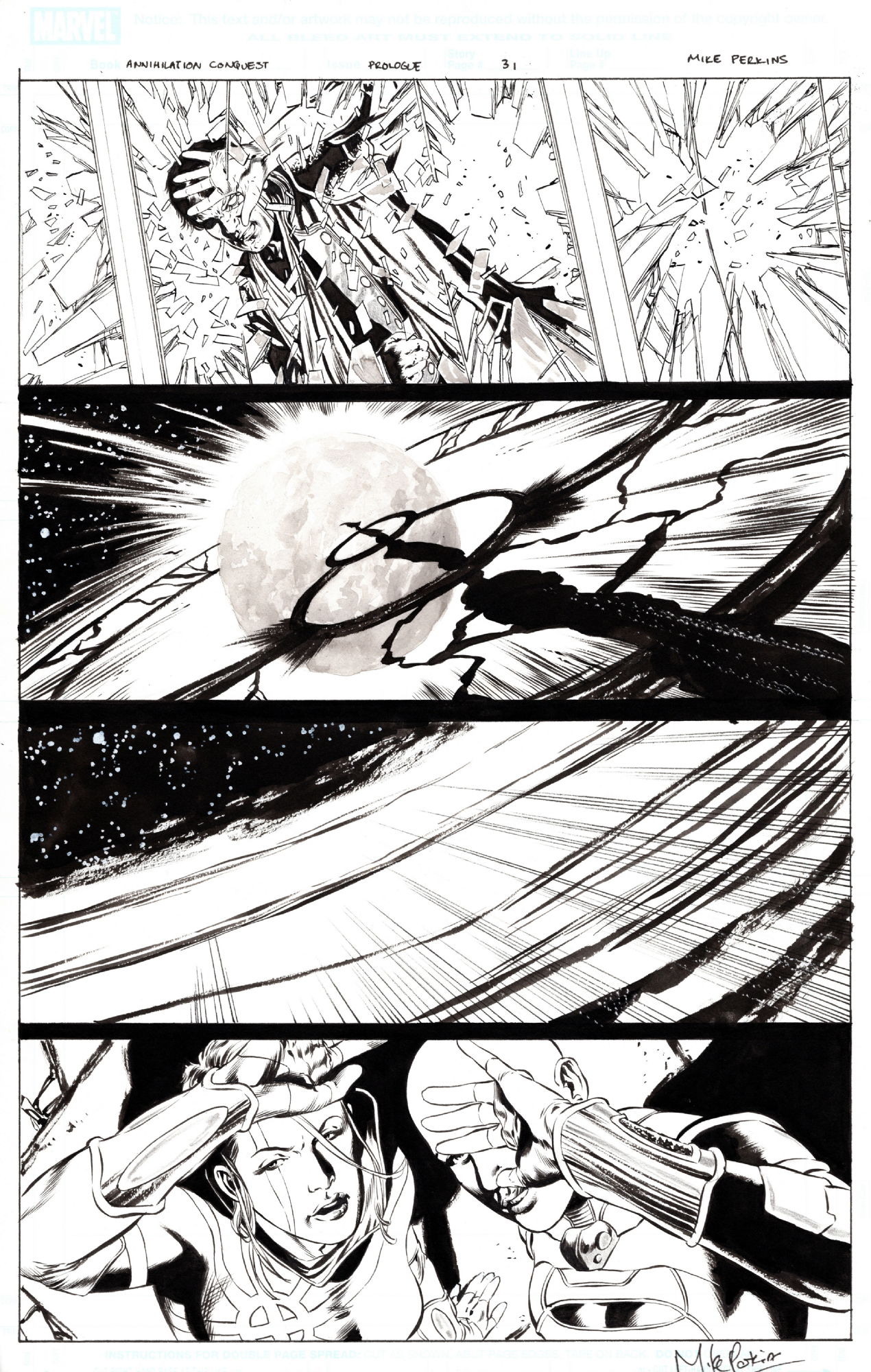 Annihilation: Conquest Prologue Pg. 31, in Ian Saint's GUARDIANS OF THE ...