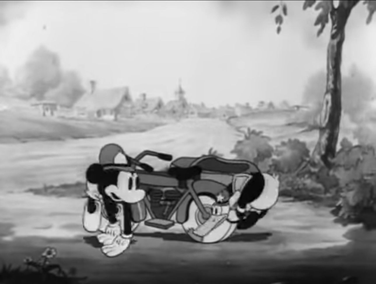 “The Dognapper” Mickey Mouse and Long-Billed Donald Duck Animation ...