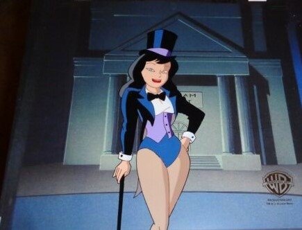 Batman the Animated Series Production Cel - Zatanna, in Stephen Piper's  Batman the Animated Series Production Cels Comic Art Gallery Room