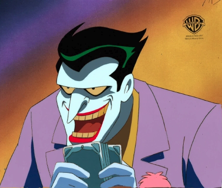 Batman the Animated Series Production Cel - The Joker, in Stephen Piper's  Batman the Animated Series Production Cels Comic Art Gallery Room