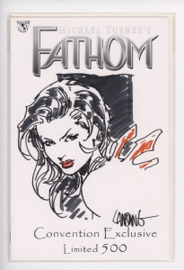 Fathom 500 Special Jay Company Remarque by Clarence Lansang Comic Art