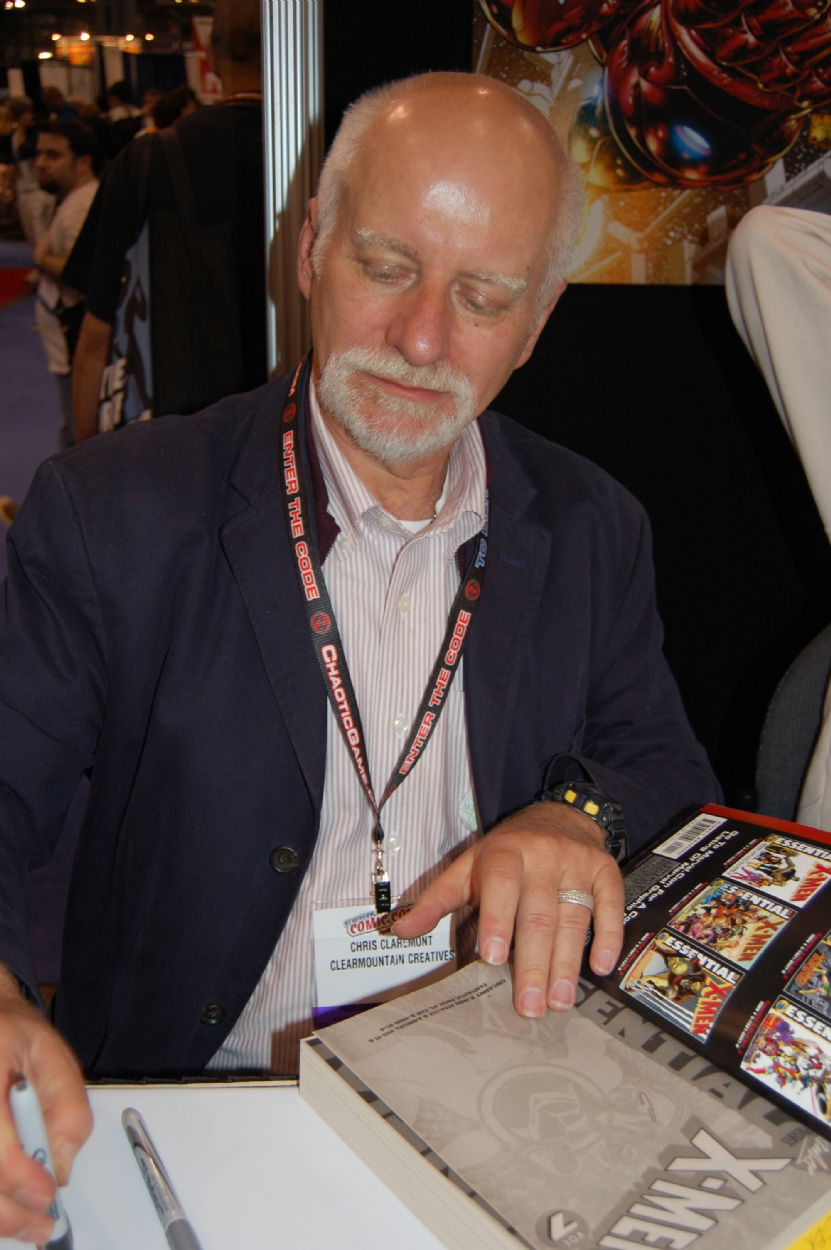 Claremont, Chris (signing), in Ken Fries's New York Comic Con, April ...