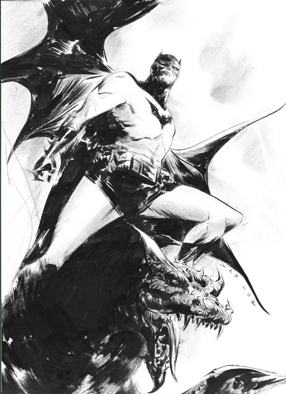 Batman By Jae Lee, In Lucas Devine's Everything Comic Art Gallery Room