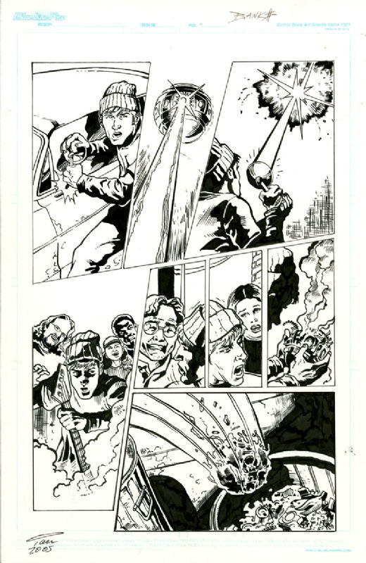 Johnnie Zombie Annual Pg. 4, in Ian Nichols's Darryl Banks Comic Art ...