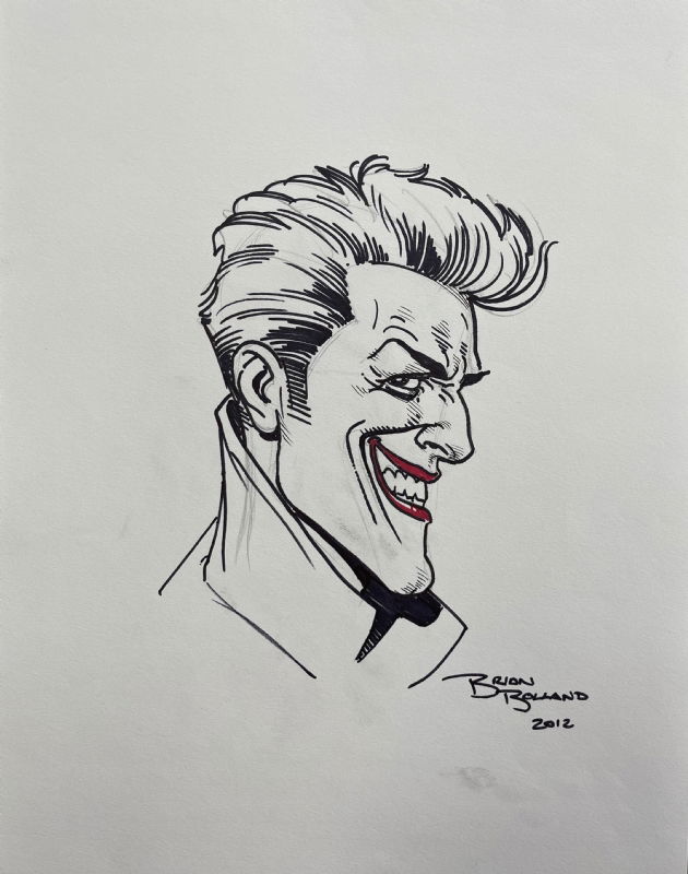 FOR SALE The Joker (2012), in Jessie McMahon's Brian Bolland Comic Art ...