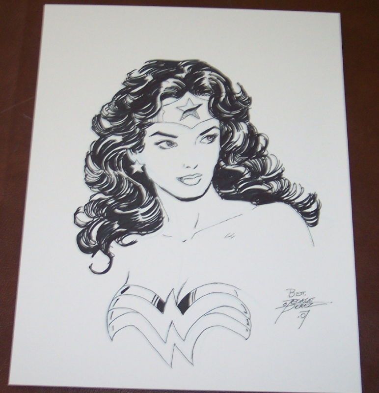 Wonder Woman, in aric shapiro's Bye Bye Bye Comic Art Gallery Room