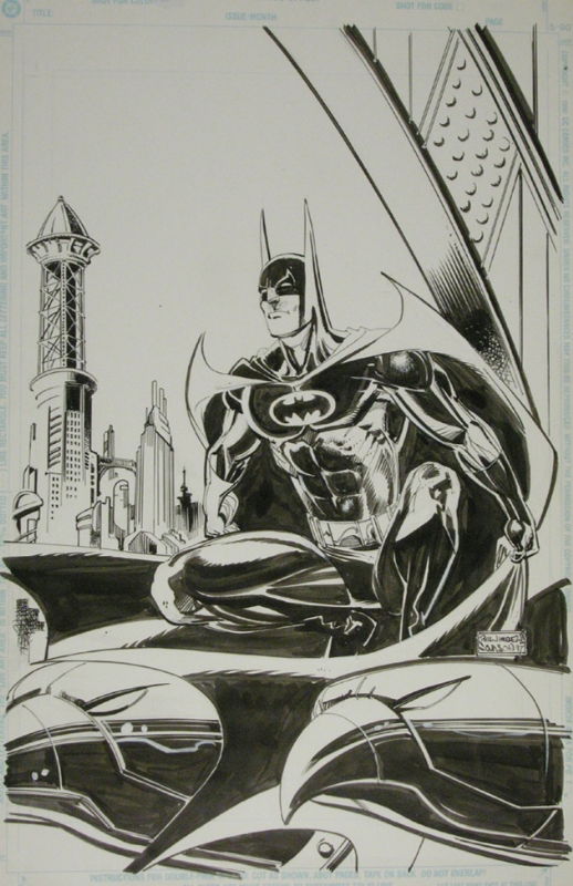 Phil Jimenez Batman, in aric shapiro's Phil Jimenez Comic Art Gallery Room