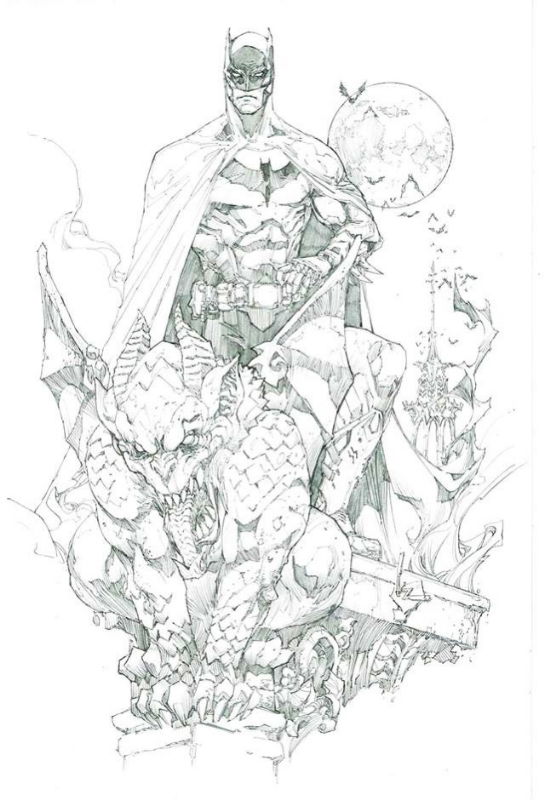 Kenneth Rocafort Batman, in aric shapiro's Kenneth Rocafort Comic Art  Gallery Room