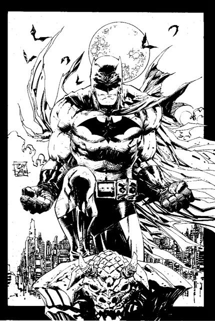 Tony Daniel Batman, in aric shapiro's Tony Daniel Comic Art Gallery Room