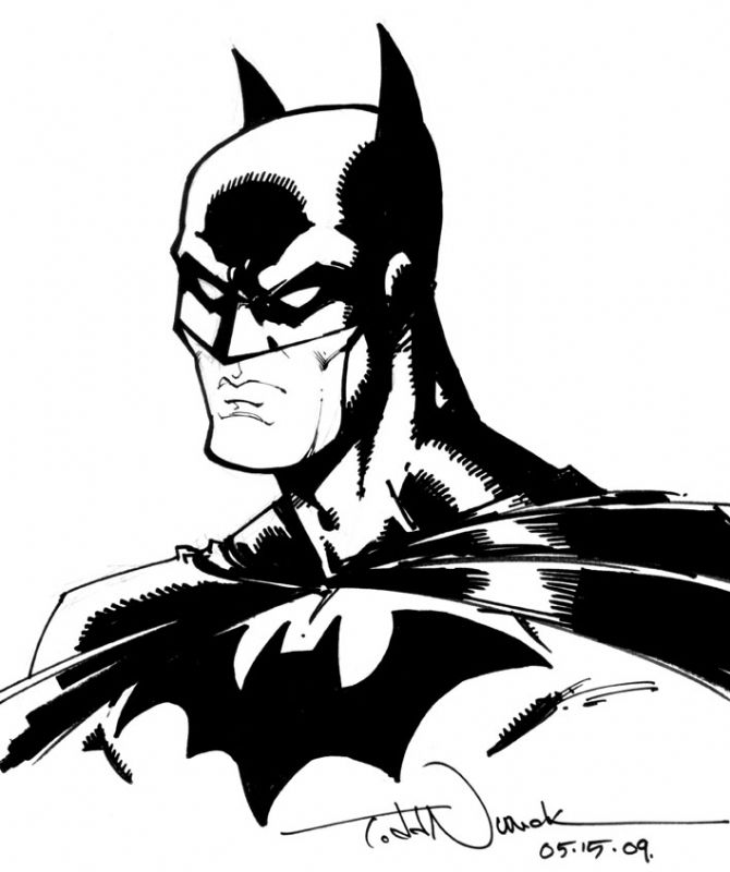 Batman-Nauk, in aric shapiro's Todd Nauk Comic Art Gallery Room