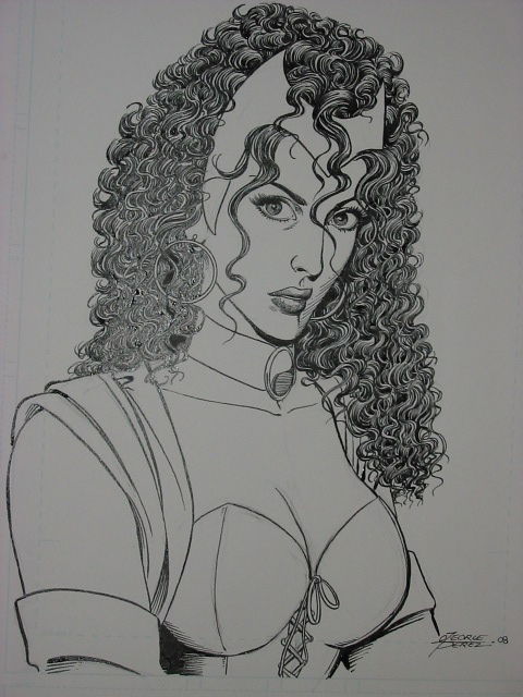 Scarlet Witch commission Perez, in Michael Hosey's George Perez Comic ...