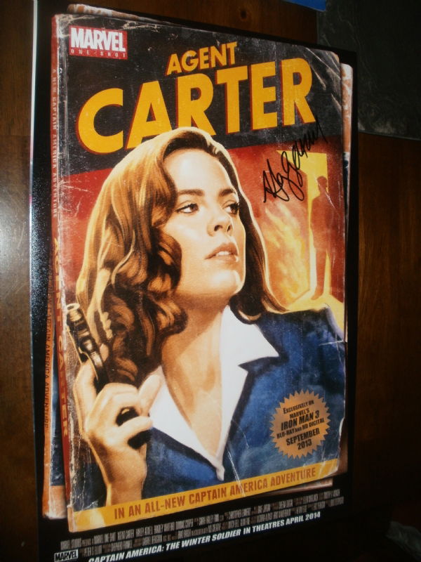 Agent Carter Signed Hayley Atwell In Michael Hosey S Signed Movie Posters Comic Art Gallery Room