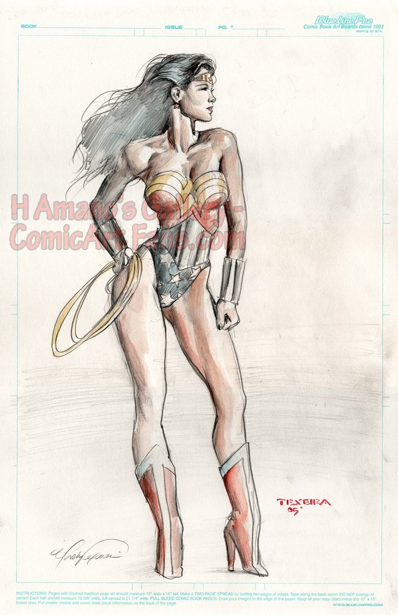 Mark Texeira - Wonder Woman, in H Amano's TEXEIRA, Mark Comic Art Gallery  Room