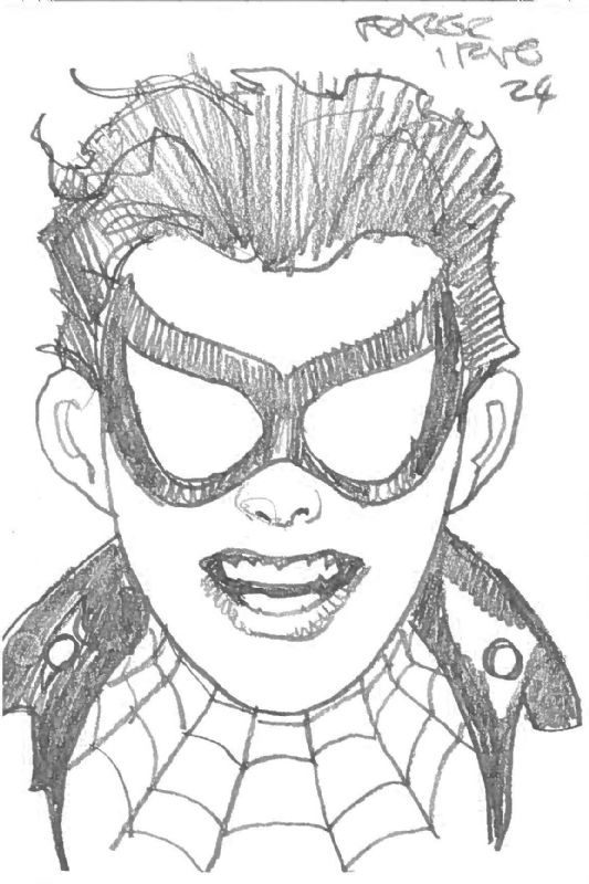 Con Sketch Irving Frazer Spider-Boy Amalgam Comics, in Reed Nitz's ...