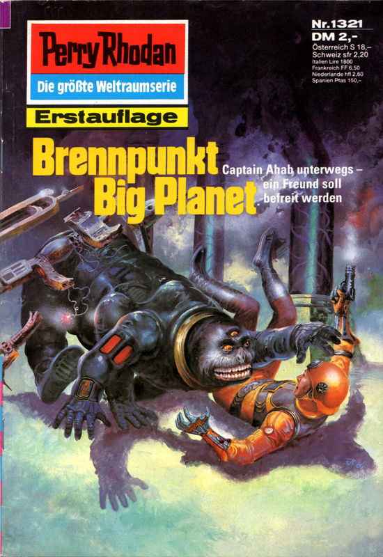 Perry Rhodan Focus Big Planet In Markus Rohrwild S German Science Fiction Cover