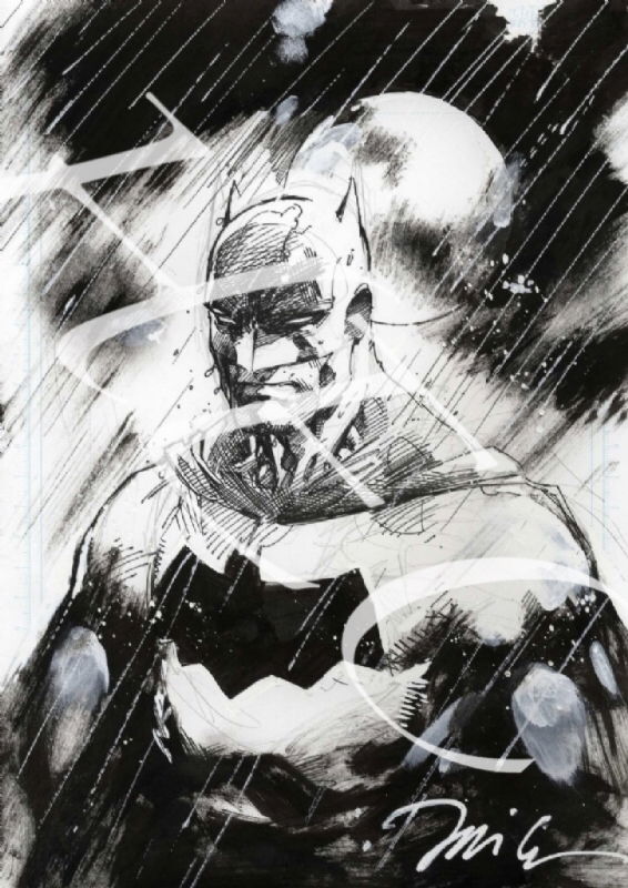 Batman By Jim Lee In Art Lovers Hec Comic Art Gallery Room 