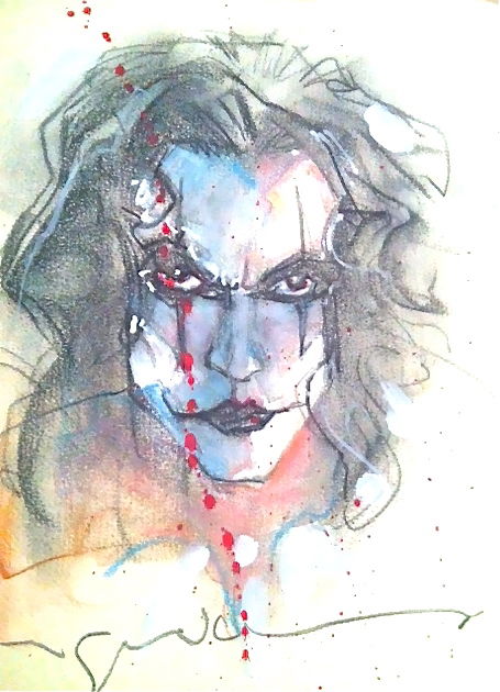 The Crow Eric Draven In Art Lovers Hec Comic Art Gallery Room