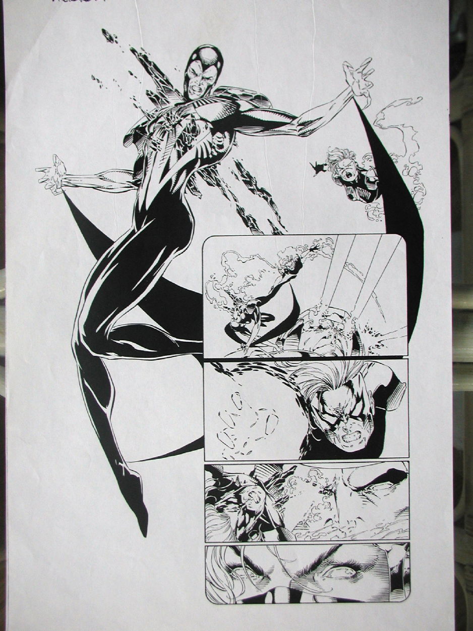 Comic Art Shop :: ken branch's Comic Art Shop :: Inks over Travis ...