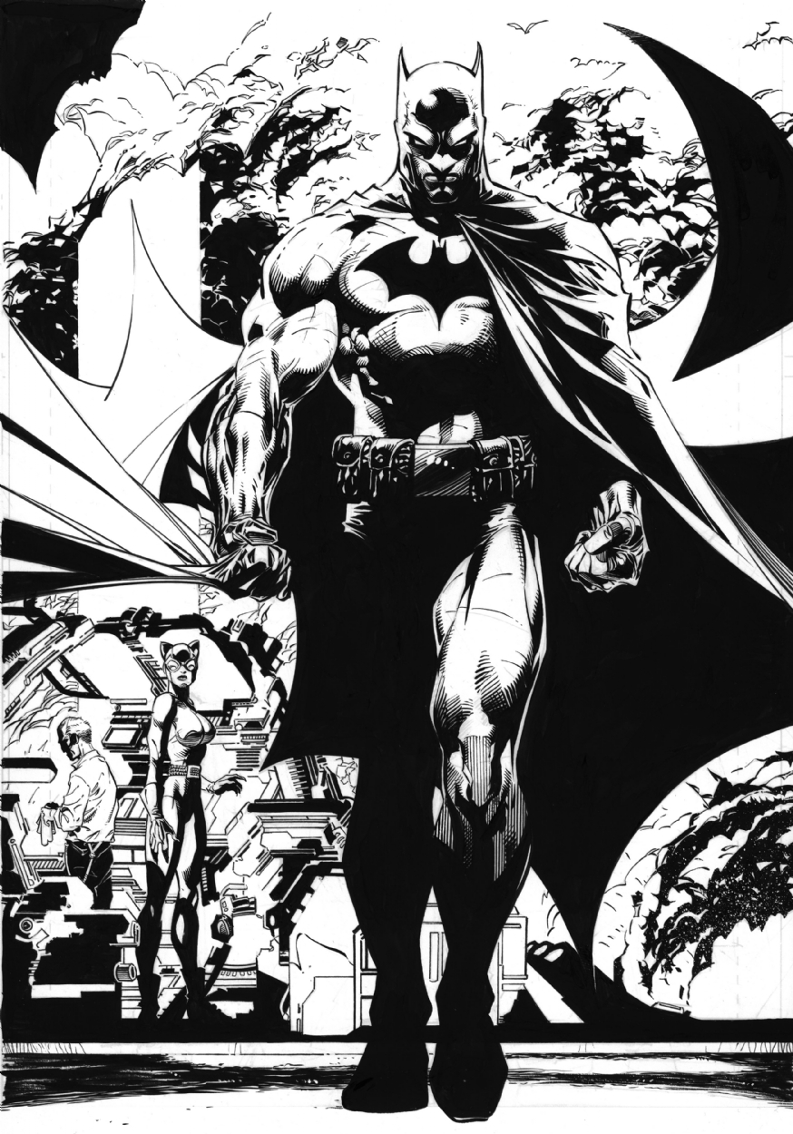 Jim Lee - Batman sketch of the night. I enjoy taking a... | Facebook