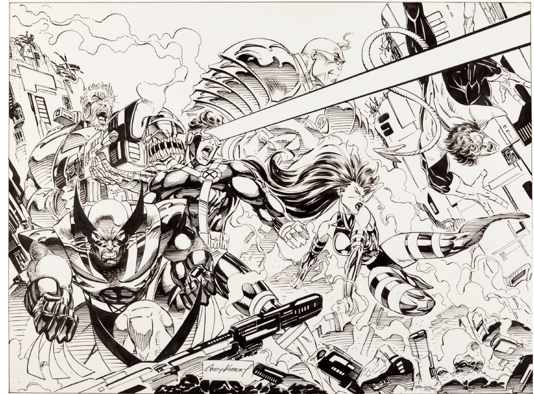 Andy Kubert - Wizard X-Men 30th Anniversary Special Cover, in Larry Tun